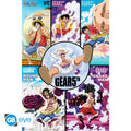 One Piece – Ruffy Gears History Maxiposter (91,5 x 61cm)