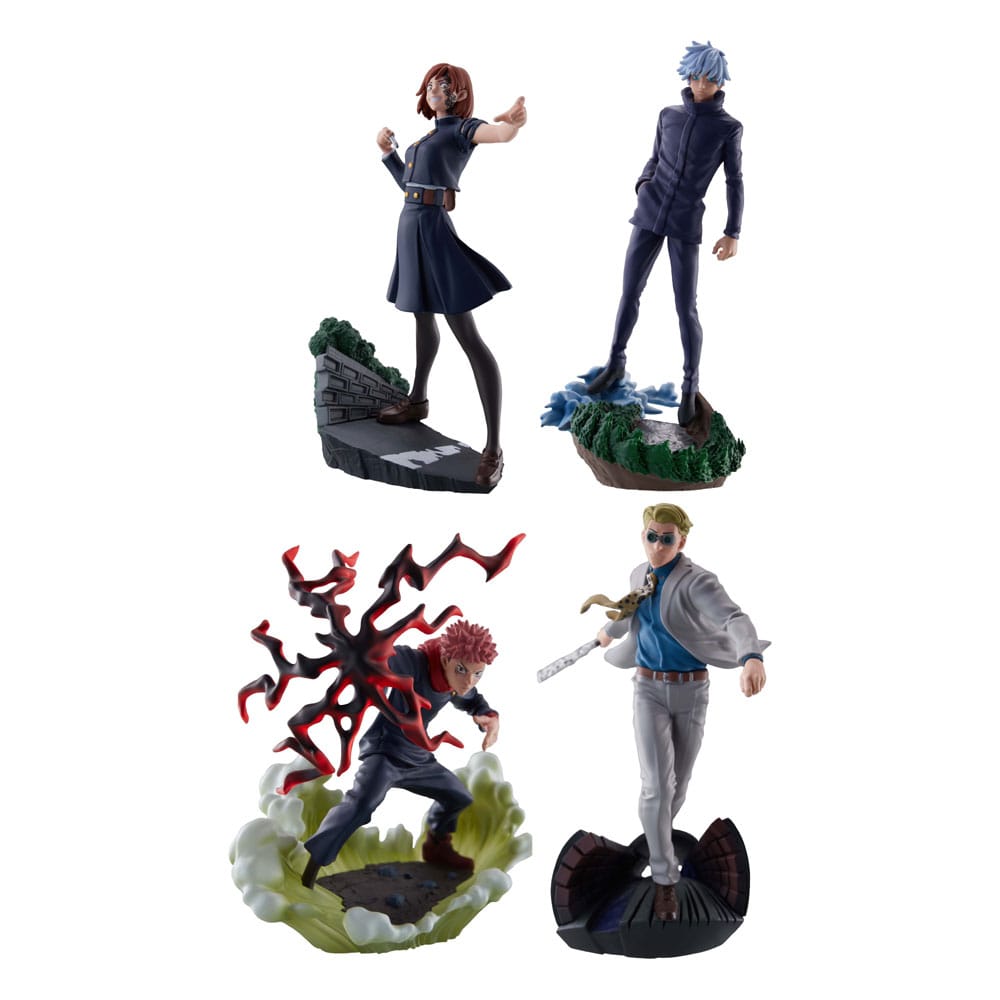 Jujutsu Kaisen - Petitrama Vol. 2 Diorama 4er-Set (9cm)